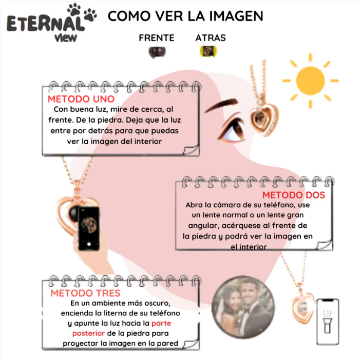 Collar de Mascota con Proyección Personalizado